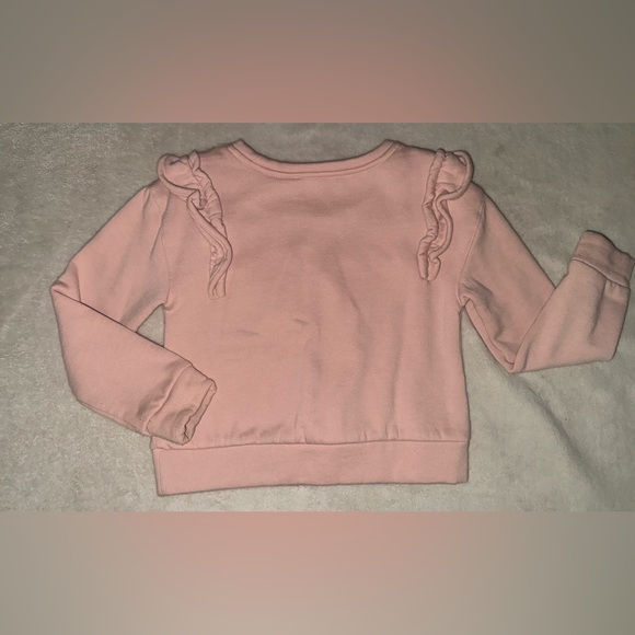 Pink Ruffled Heart Kids Top - Picture 2 of 3